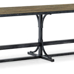 Hooker Furnishings - LAGRANGE VON ROSENBERG BED BENCH - Light Brown|Black Wood - Benches