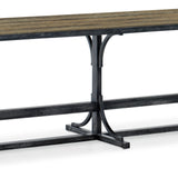 Hooker Furnishings - LAGRANGE VON ROSENBERG BED BENCH - Light Brown|Black Wood - Benches