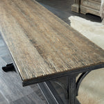 Hooker Furnishings - LAGRANGE VON ROSENBERG BED BENCH - Light Brown|Black Wood - Benches - Additional View 2