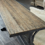 Hooker Furnishings - LAGRANGE VON ROSENBERG BED BENCH - Light Brown|Black Wood - Benches - Additional View 2