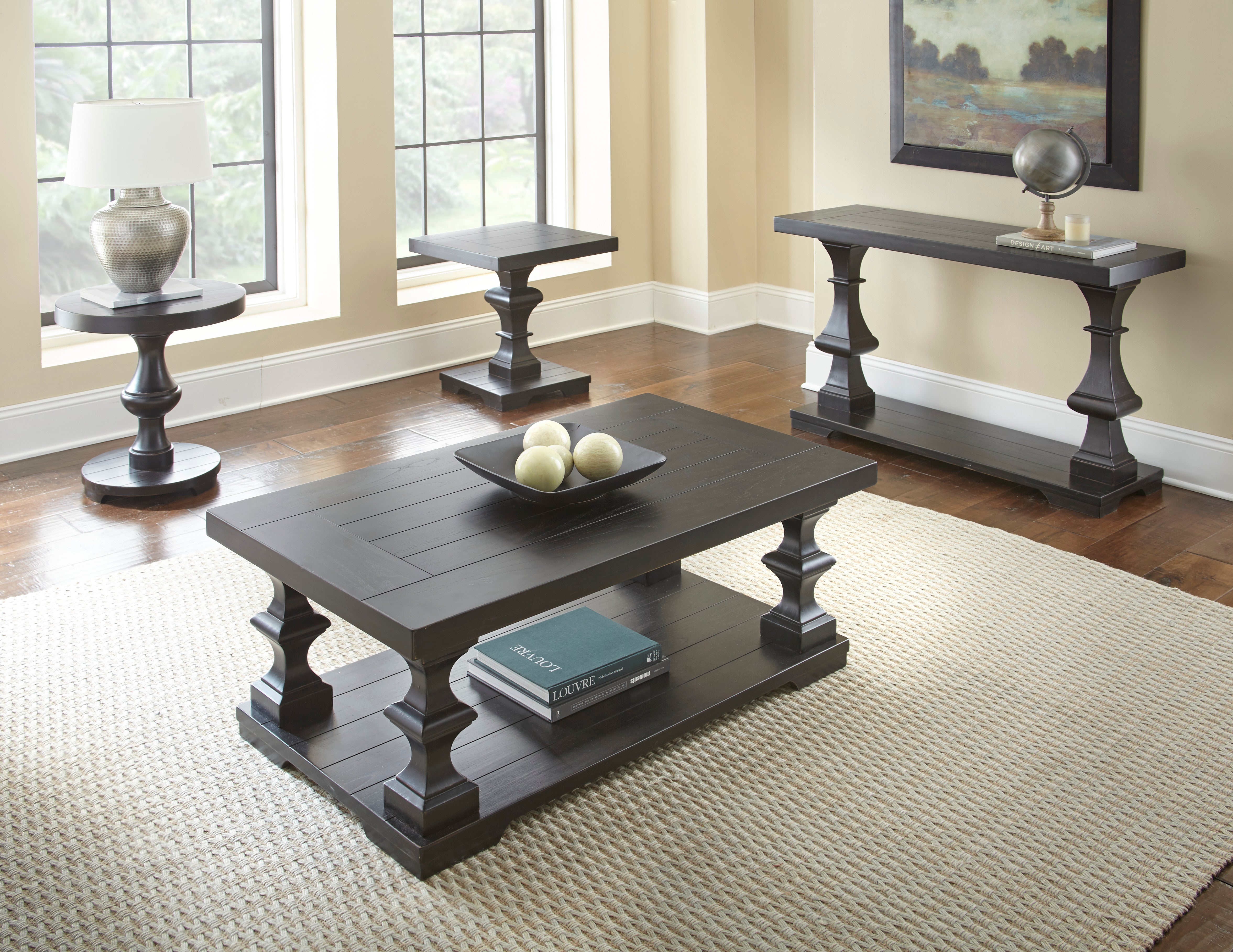 Steve Silver Furniture - DORYS COCKTAIL TABLE - Dark Brown Wood - Tables - Additional View 2