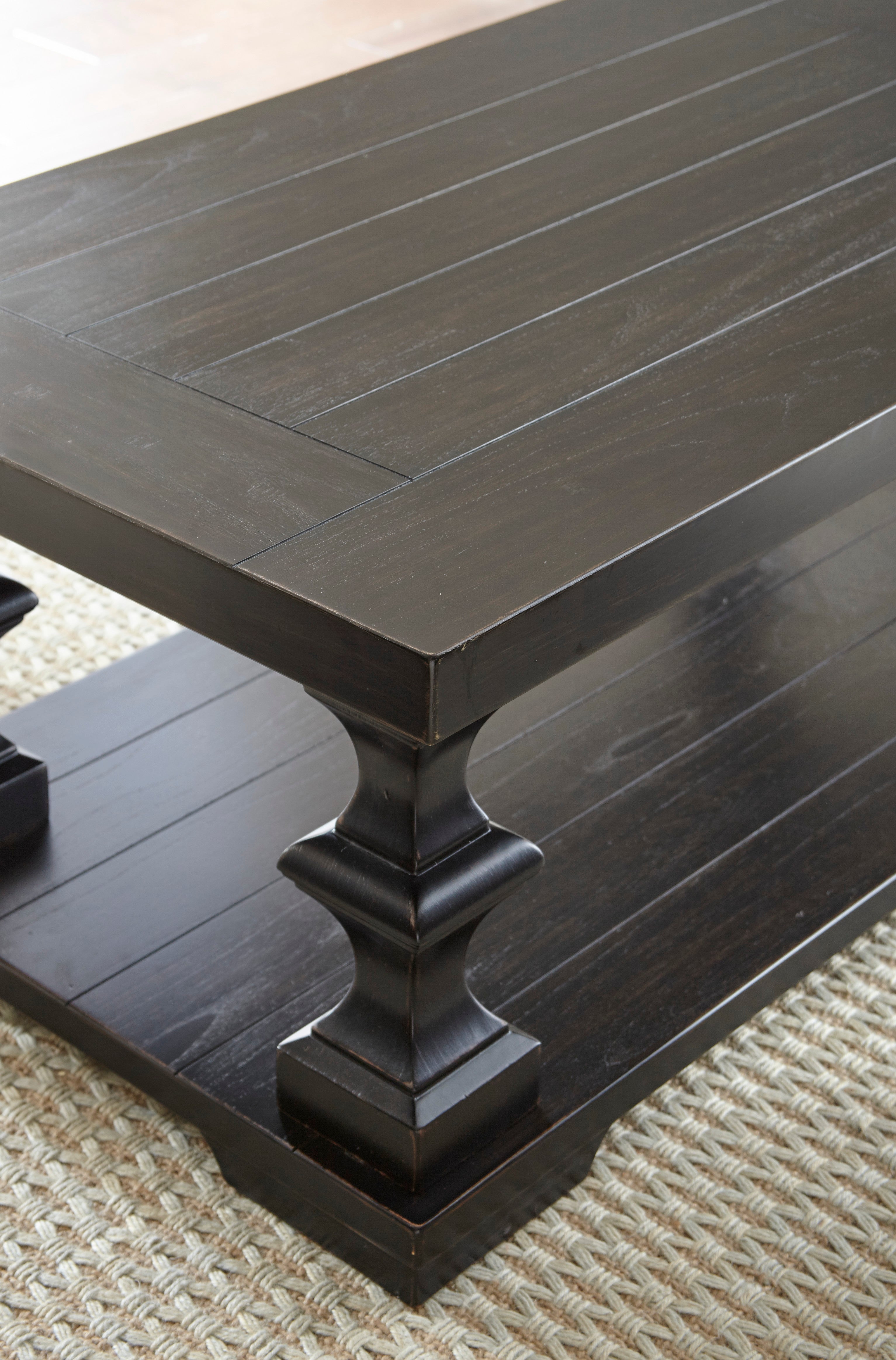 Steve Silver Furniture - DORYS COCKTAIL TABLE - Dark Brown Wood - Tables - Additional View 3