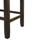 Elements International - COLORADO COUNTER SIDE CHAIR - Dark Brown Fabric - Chairs - Additional View 11