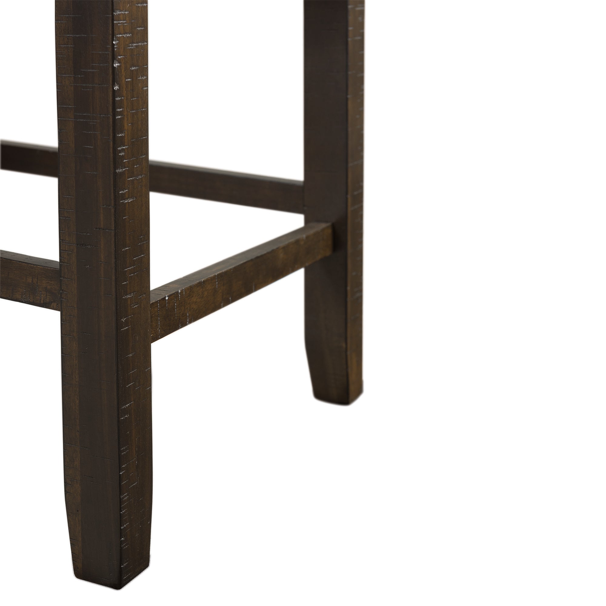 Elements International - COLORADO COUNTER SIDE CHAIR - Dark Brown Fabric - Chairs - Additional View 11
