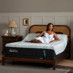 Tempur Sealy - PROADAPT 2.0 MEDIUM HYBRID QUEEN MATTRESS - White|Black Fabric - Mattresses - Additional View 5