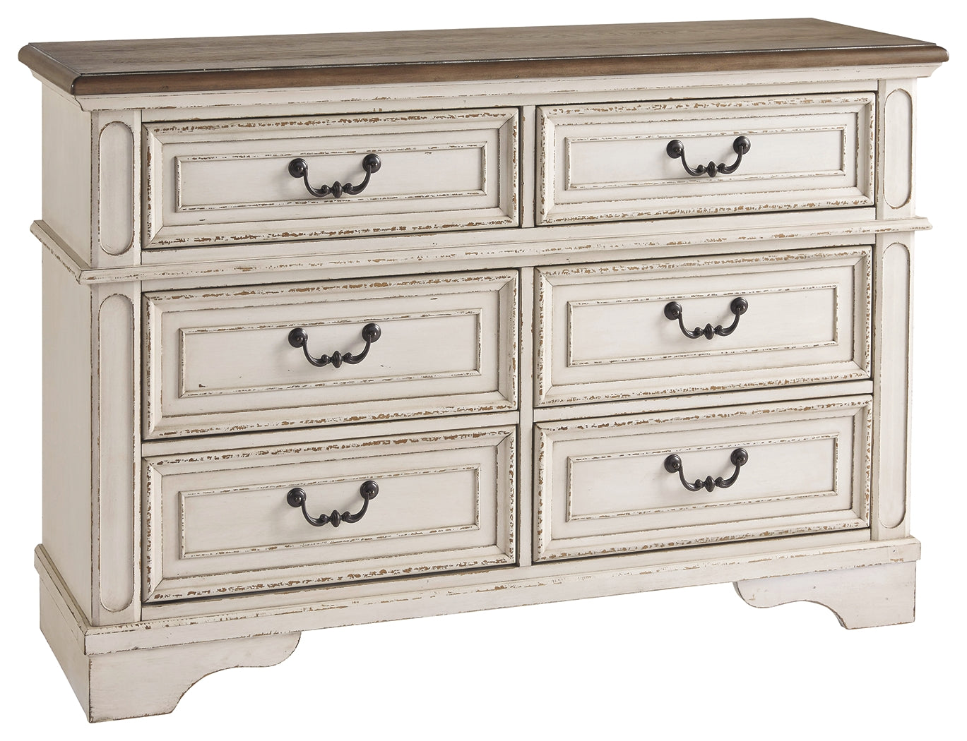 Ashley Furniture - Realyn Youth Dresser - White Wood - Dresser & Mirror