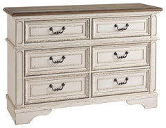 Ashley Furniture - Realyn Youth Dresser - White Wood - Dresser & Mirror