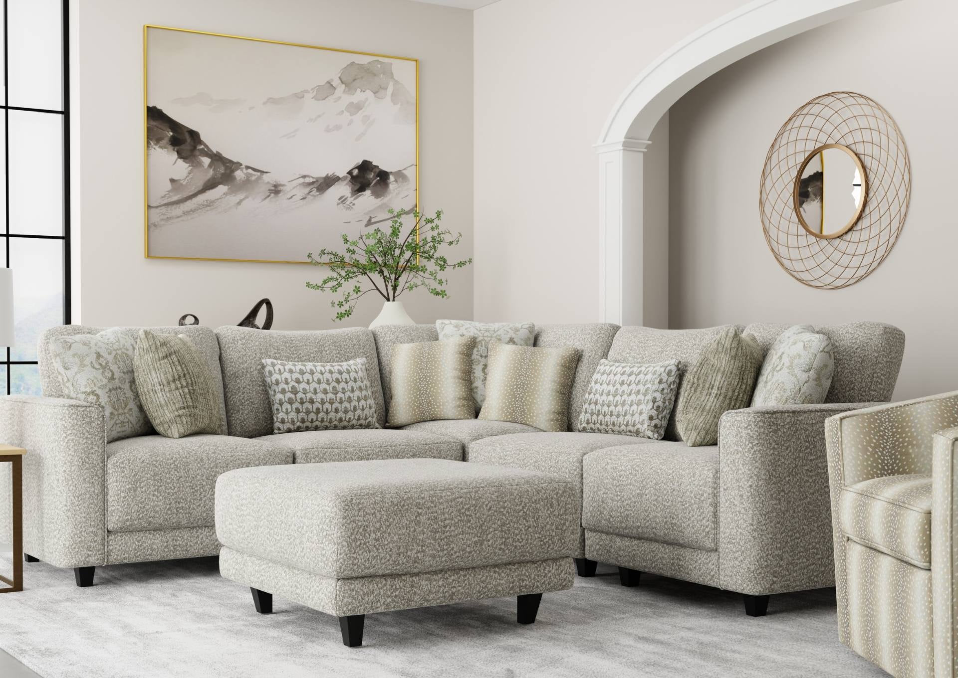 EREN DRIFTWOOD 5 PIECE SECTIONAL