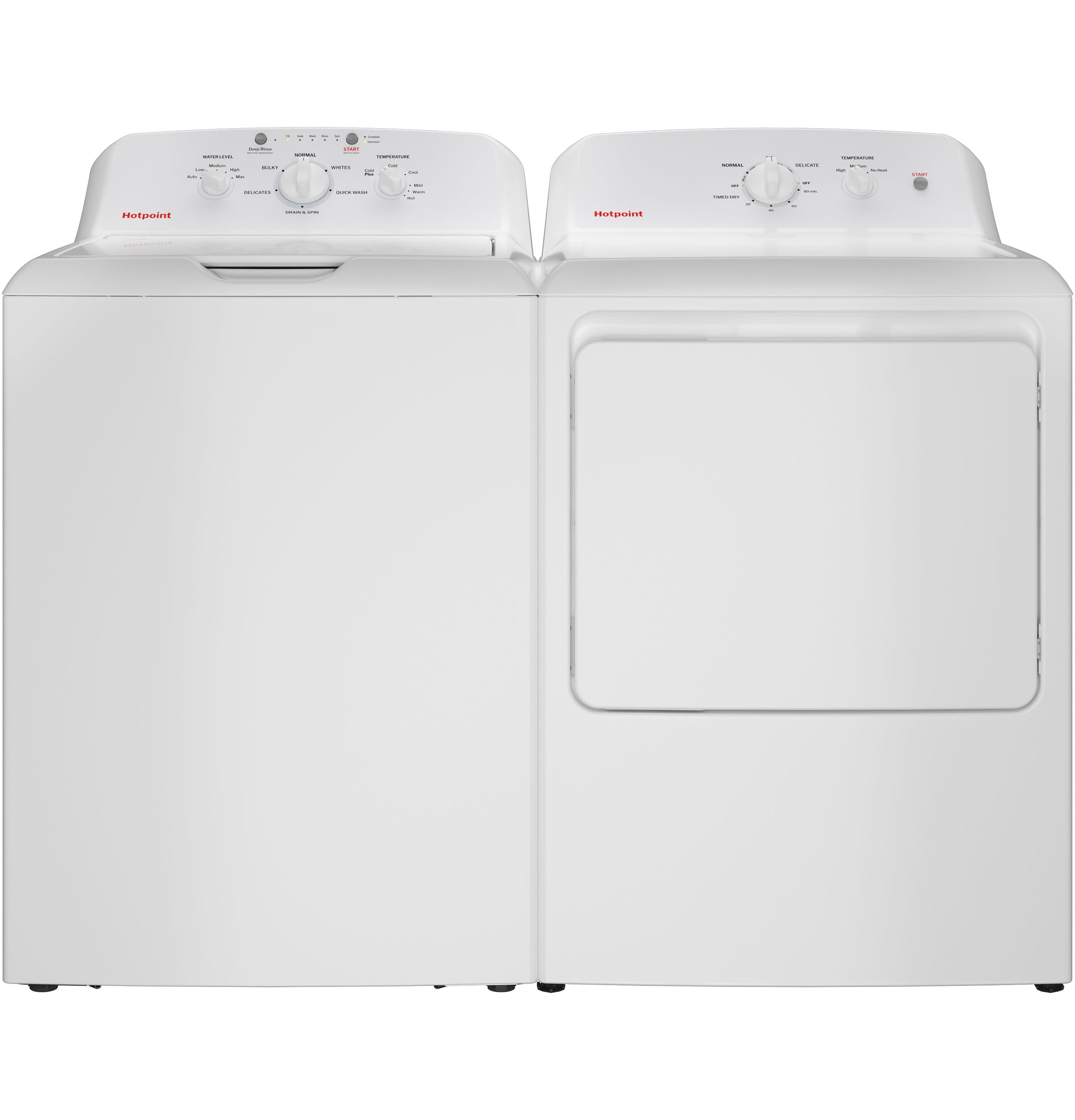 GE - HOTPOINT TOP LOAD 4.0CU WASHER - White - Washers - Additional View 3