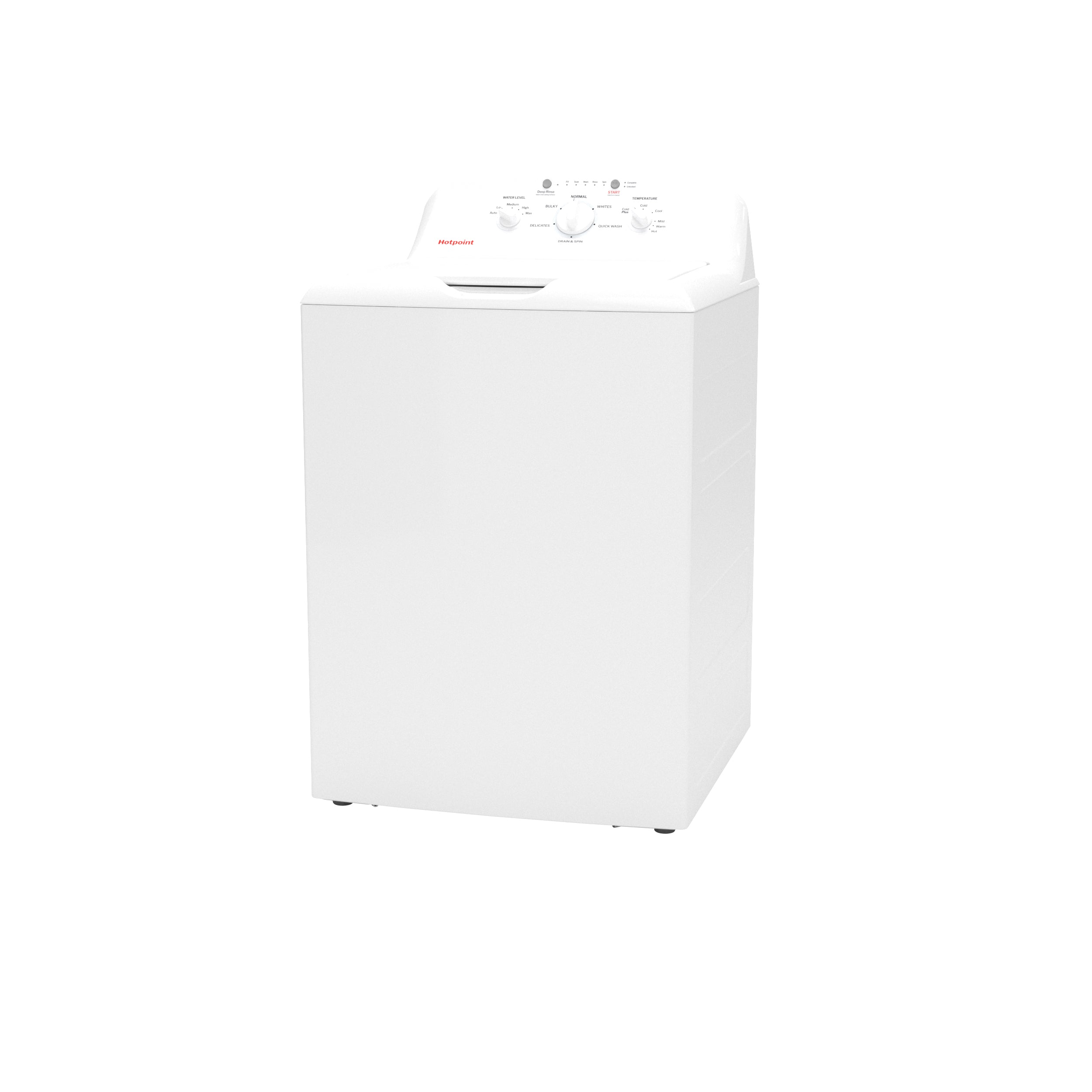 GE - HOTPOINT TOP LOAD 4.0CU WASHER - White - Washers - Additional View 8