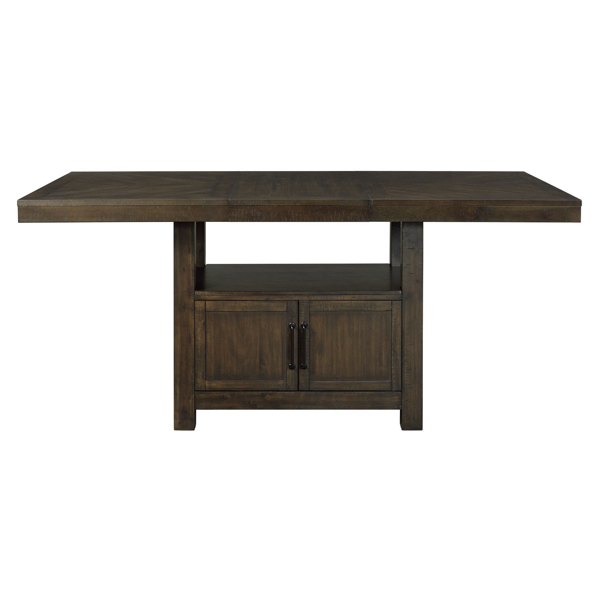 Elements International - COLORADO COUNTER TABLE - Black Wood - Tables - Additional View 1