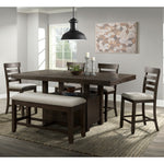 Elements International - COLORADO COUNTER TABLE - Black Wood - Tables - Additional View 3