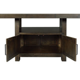 Elements International - COLORADO COUNTER TABLE - Black Wood - Tables - Additional View 6