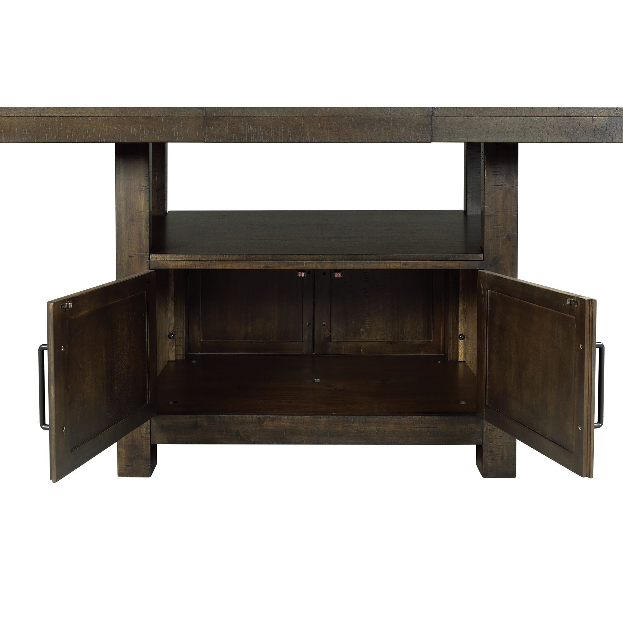 Elements International - COLORADO COUNTER TABLE - Black Wood - Tables - Additional View 6