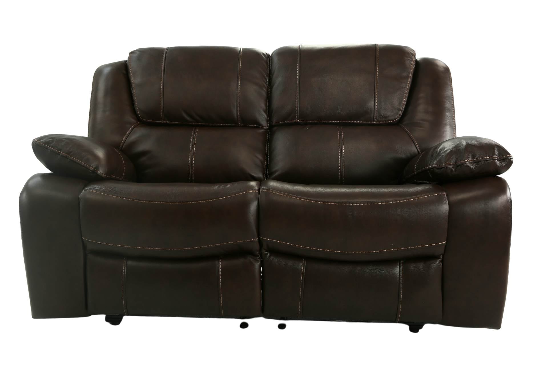 Easton Leather Reclining Loveseat - Tobacco