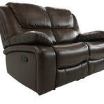 Easton Leather Reclining Loveseat - Tobacco - Additional View 1