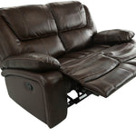 Easton Leather Reclining Loveseat - Tobacco - Additional View 2