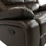 Easton Leather Reclining Loveseat - Tobacco - Additional View 3