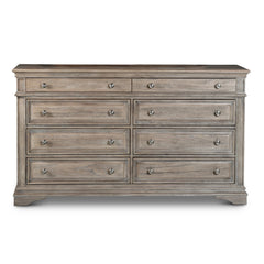 Steve Silver Furniture - Highland Park Dresser - Brown - Light Brown Wood - Dresser & Mirror