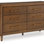 Ashley Furniture - Lyncott Dresser - Dark Brown Wood - Dresser & Mirror
