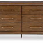 Ashley Furniture - Lyncott Dresser - Dark Brown Wood - Dresser & Mirror - Additional View 3