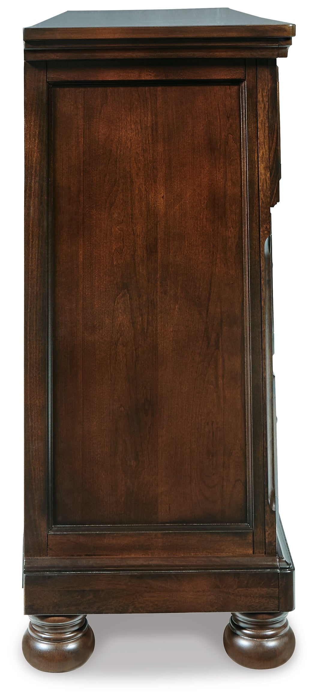 Ashley Furniture - Porter Dresser - Brown - Dark Brown Wood - Dresser & Mirror - Additional View 3