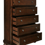 Ashley Furniture - Porter Chest - Brown - Dark Brown Wood - Chests - Additional View 4