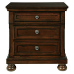Ashley Furniture - Porter Two Drawer Night Stand - Brown - Dark Brown Wood - Nightstands - Additional View 3