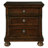 Ashley Furniture - Porter Two Drawer Night Stand - Brown - Dark Brown Wood - Nightstands - Additional View 3