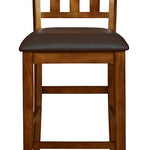 Ashley Furniture - RALENE 24" BARSTOOL - Light Brown Leather Match|Wood - Stools - Additional View 3
