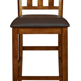 Ashley Furniture - RALENE 24" BARSTOOL - Light Brown Leather Match|Wood - Stools - Additional View 3