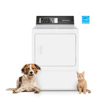 Speed Queen White Gas Dryer With Pet Plus