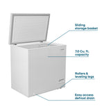 Element 7Cu Chest Freezer