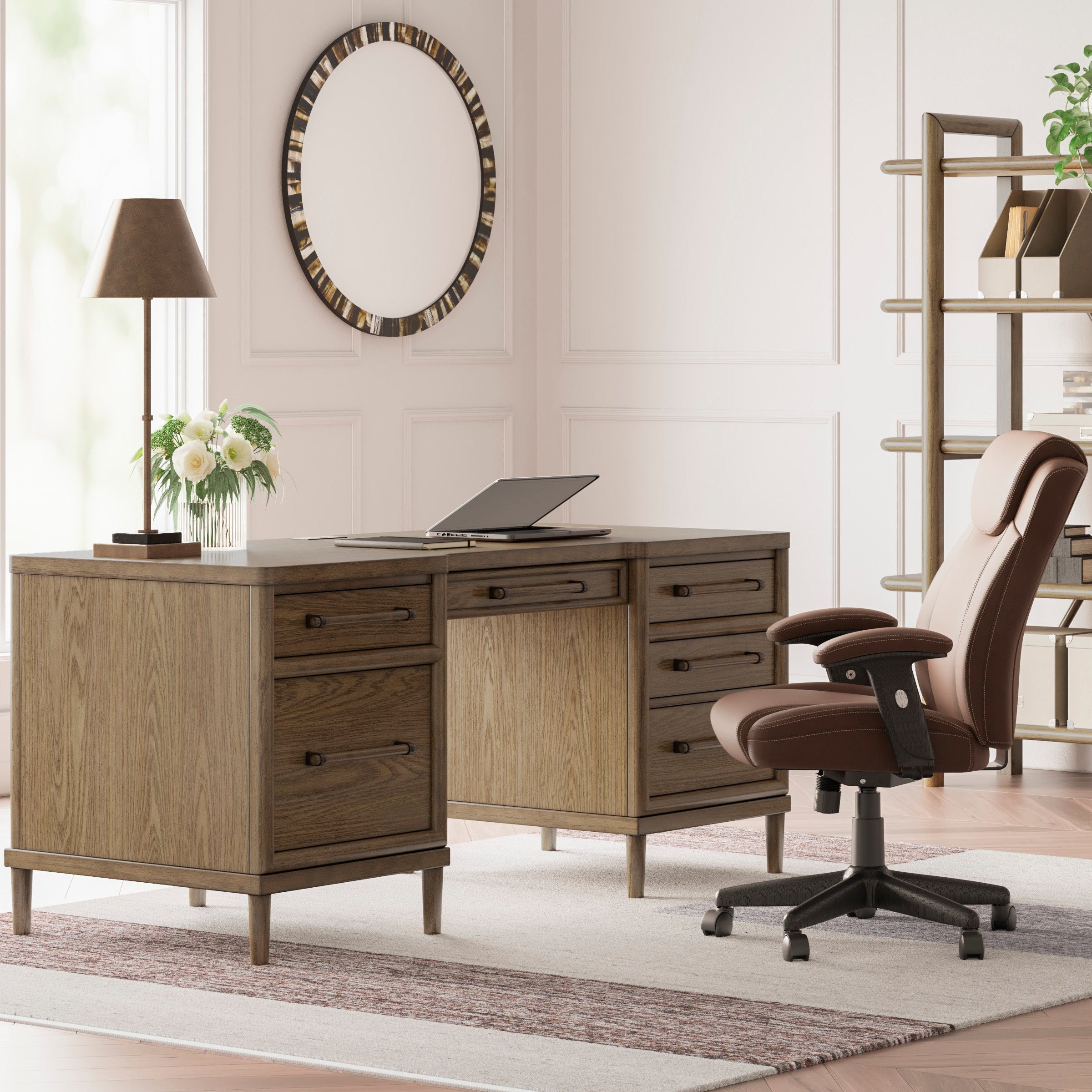 Maynard Walnut 2P Power Sofa With Drop Down Table – Ivan Smith