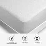 Bedgear - TWIN DRI-TEC MOISTURE WICKING PERFORMANCE MATTRESS PROTECTOR - White Fabric - Protectors - Additional View 3