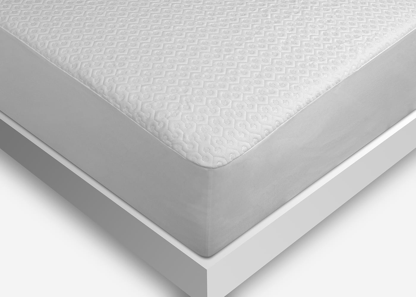 Bedgear - FULL DRI-TEC 5.0 MOISTURE WICKING PERFORMANCE MATTRESS PROTECTOR - White Fabric - Protectors - Additional View 7