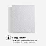 Bedgear - TWIN XL DRI-TEC 5.0 MOISTURE WICKING PERFORMANCE MATTRESS PROTECTOR - White Fabric - Protectors - Additional View 9