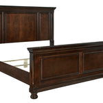 Ashley Furniture - Porter King Panel Bed - Brown - Dark Brown Wood - Beds - Additional View 2