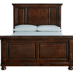 Ashley Furniture - Porter Queen Panel Bed - Brown - Dark Brown Wood - Beds - Additional View 3
