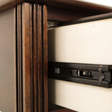 Ashley Furniture - BREEGIN BROWN CHAIR SIDE END TABLE - Dark Brown Wood - Tables - Additional View 6
