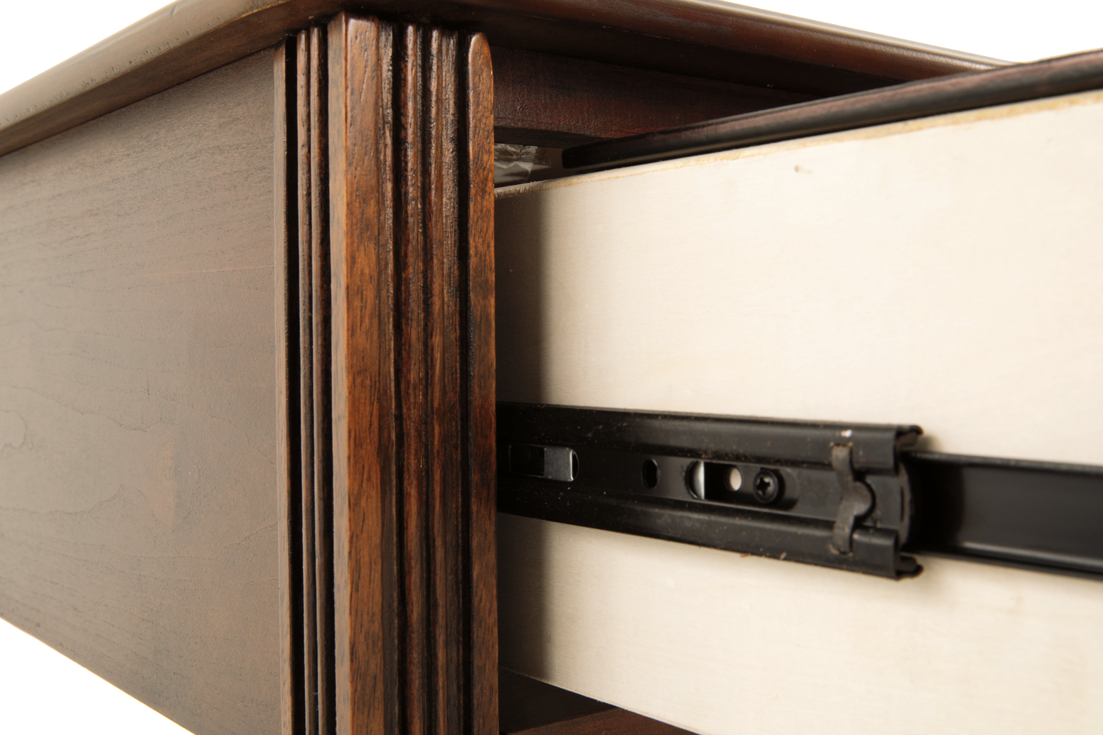 Ashley Furniture - BREEGIN BROWN CHAIR SIDE END TABLE - Dark Brown Wood - Tables - Additional View 6