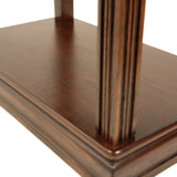 Ashley Furniture - BREEGIN BROWN CHAIR SIDE END TABLE - Dark Brown Wood - Tables - Additional View 7