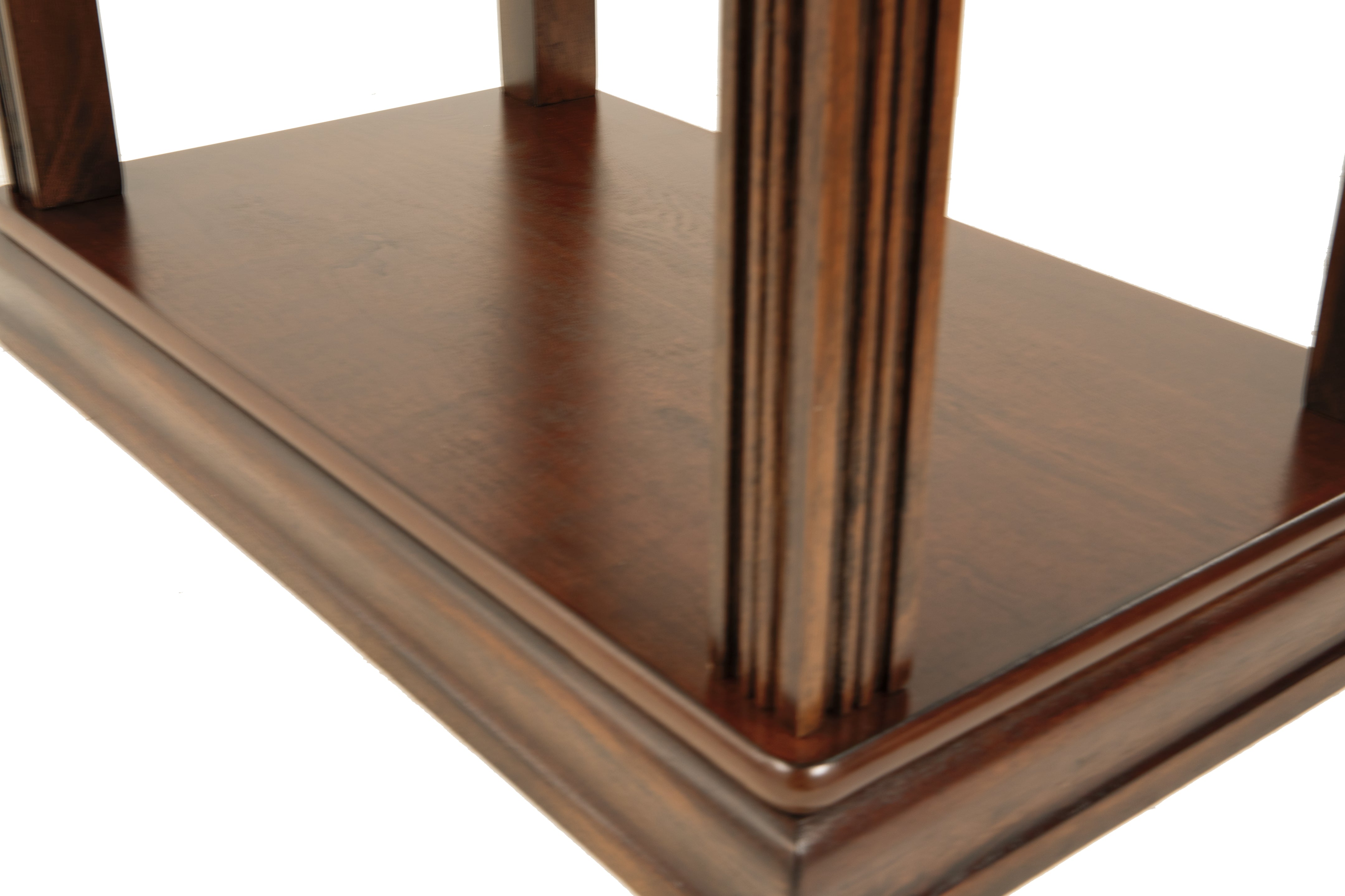 Ashley Furniture - BREEGIN BROWN CHAIR SIDE END TABLE - Dark Brown Wood - Tables - Additional View 7