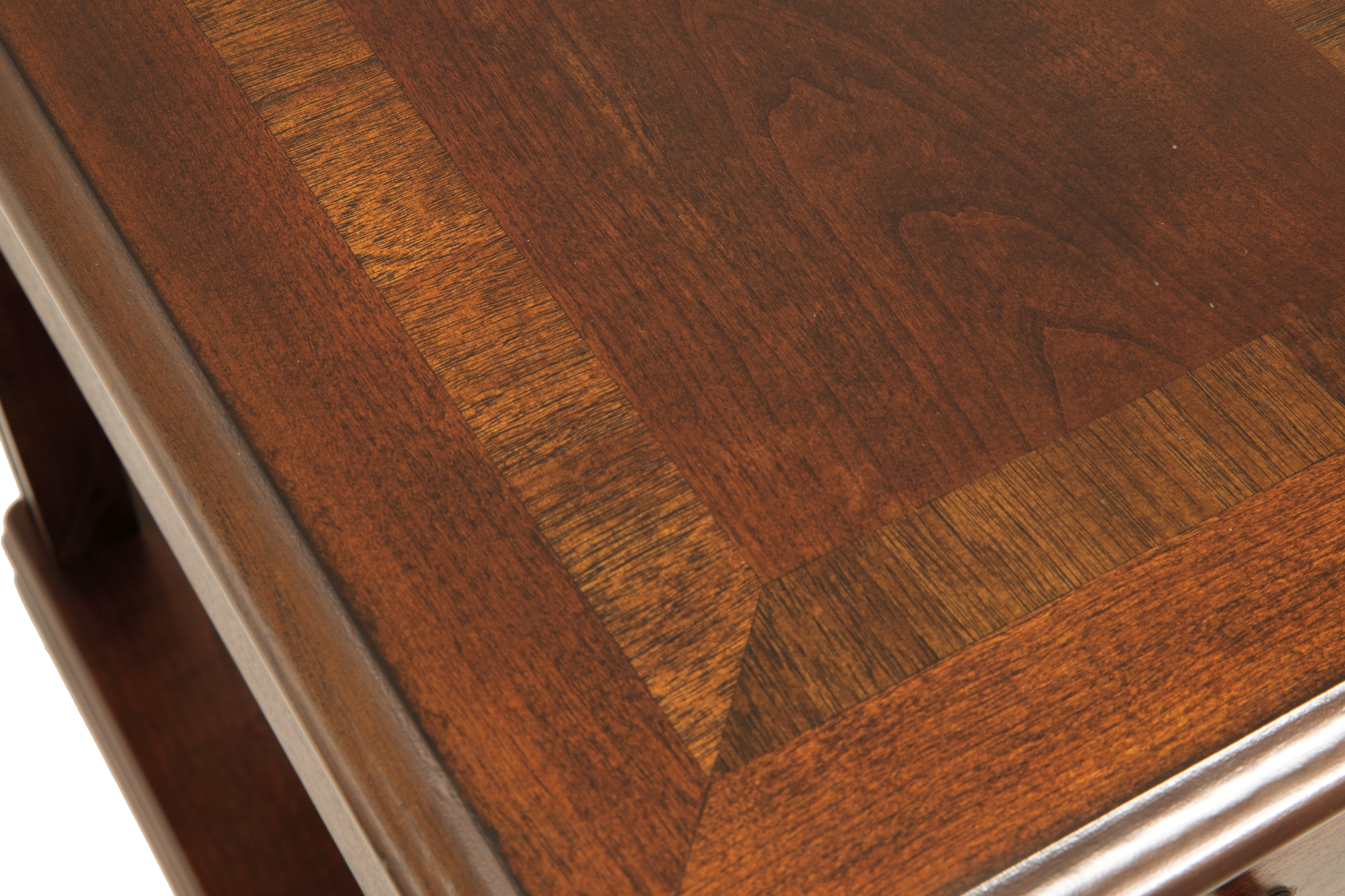 Ashley Furniture - BREEGIN BROWN CHAIR SIDE END TABLE - Dark Brown Wood - Tables - Additional View 9