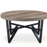 Ashley Furniture - DEANLEE 3 PIECE OCCASIONAL TABLE SET - Light Brown Wood|Metal - Tables - Additional View 2